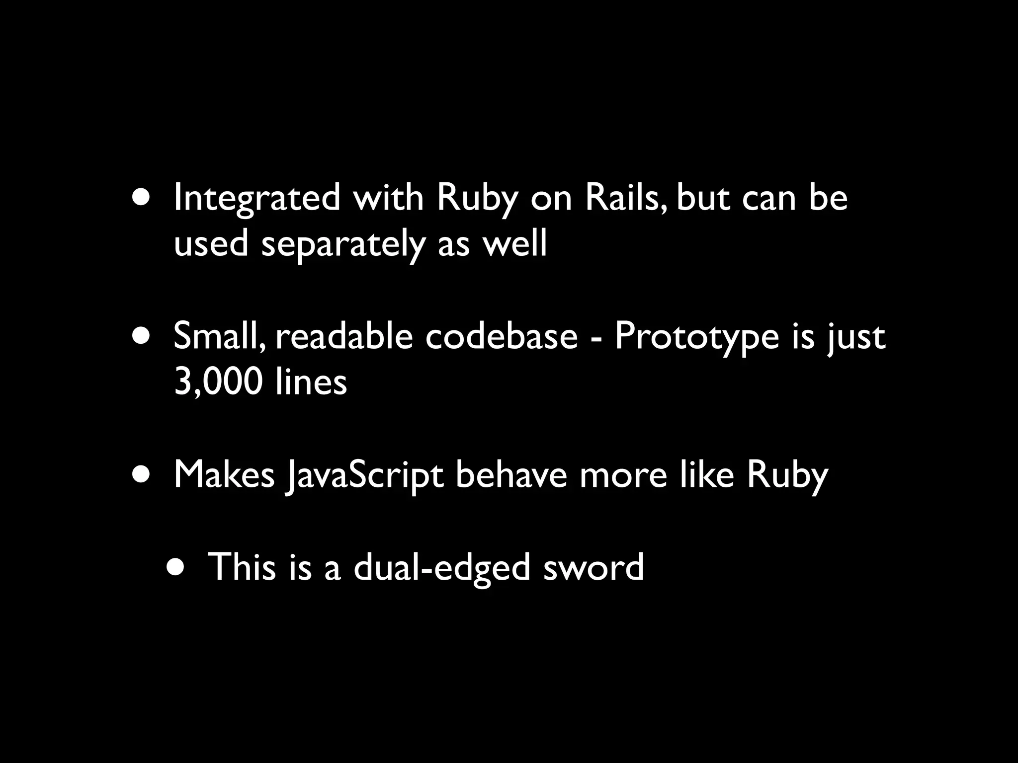 JavaScript Libraries: The Big Picture
