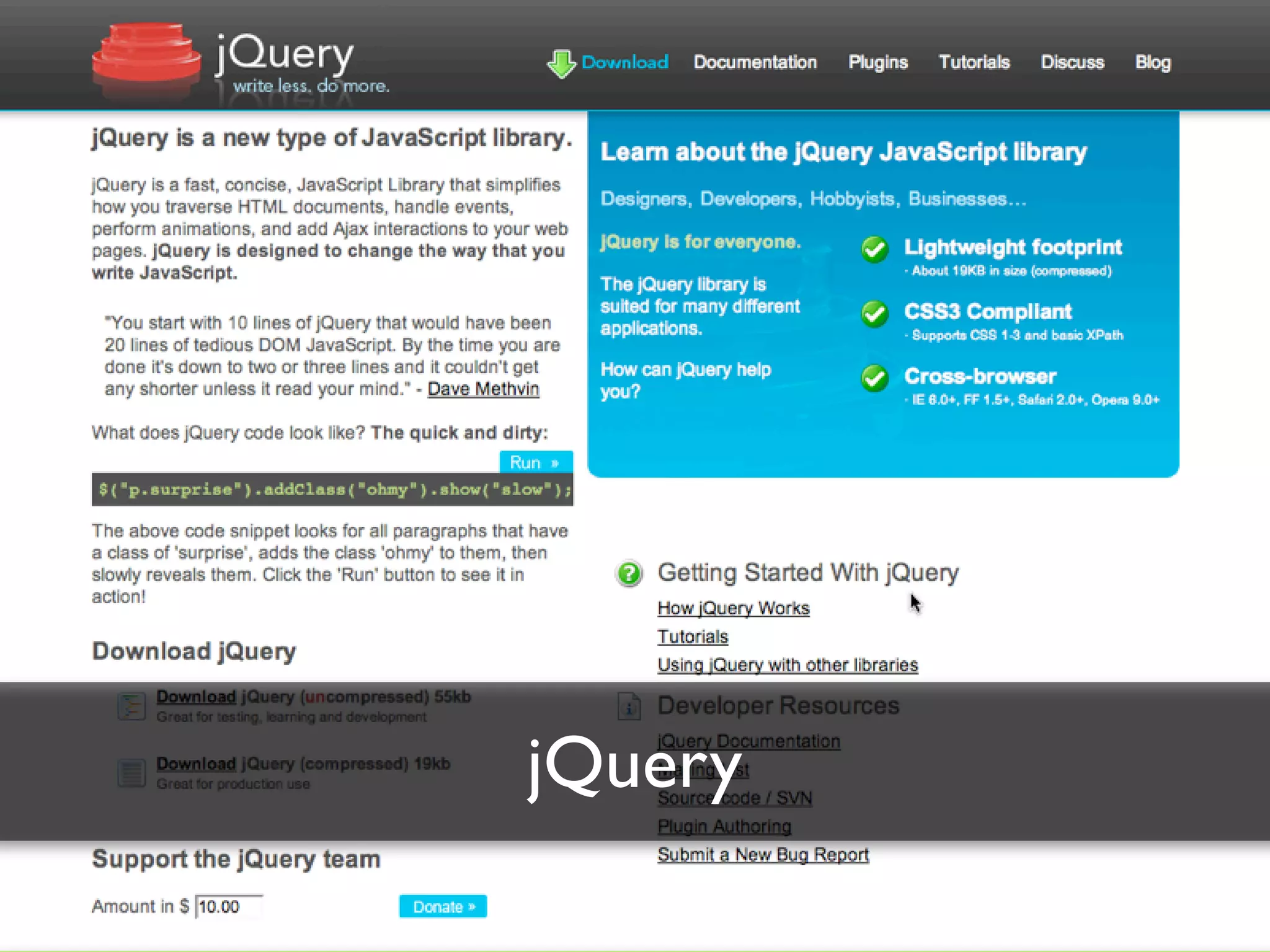 JavaScript Libraries: The Big Picture