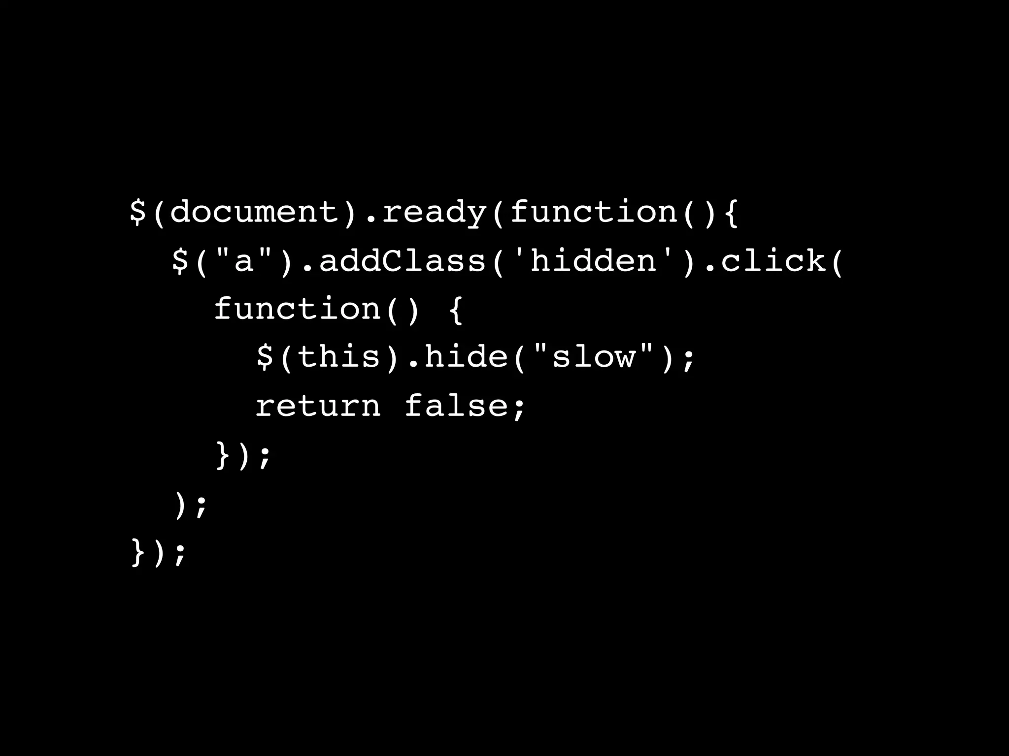 JavaScript Libraries: The Big Picture