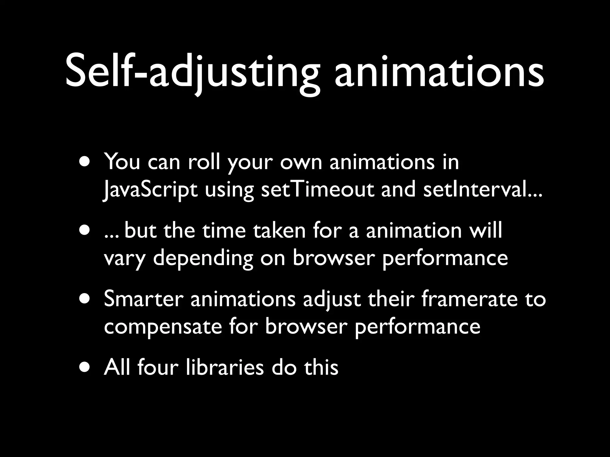 JavaScript Libraries: The Big Picture