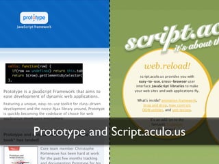 JavaScript Libraries: The Big Picture