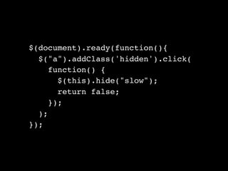 JavaScript Libraries: The Big Picture