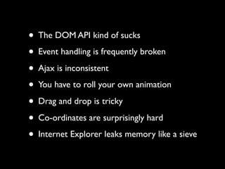 JavaScript Libraries: The Big Picture