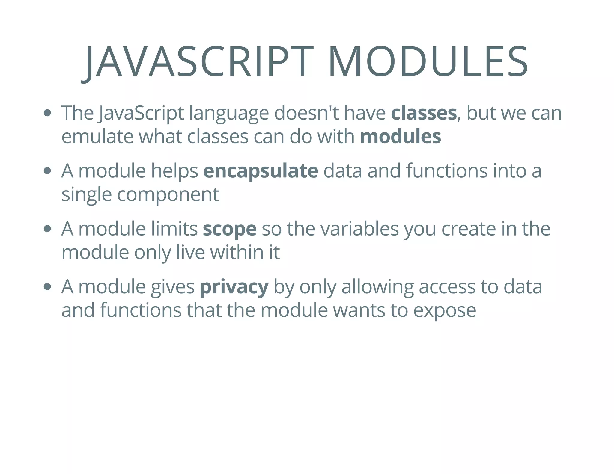 Javascript Module Patterns | PPT
