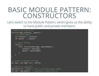 Javascript Module Patterns | PPT