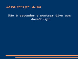 Javascript no SAPO e libsapojs