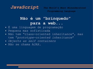 Javascript no SAPO e libsapojs
