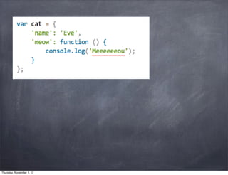 Thursday, November 1, 12
 