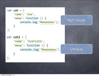 Not reuse




                            Unique




Thursday, November 1, 12
 