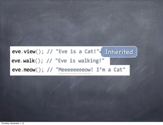 Inherited




Thursday, November 1, 12
 
