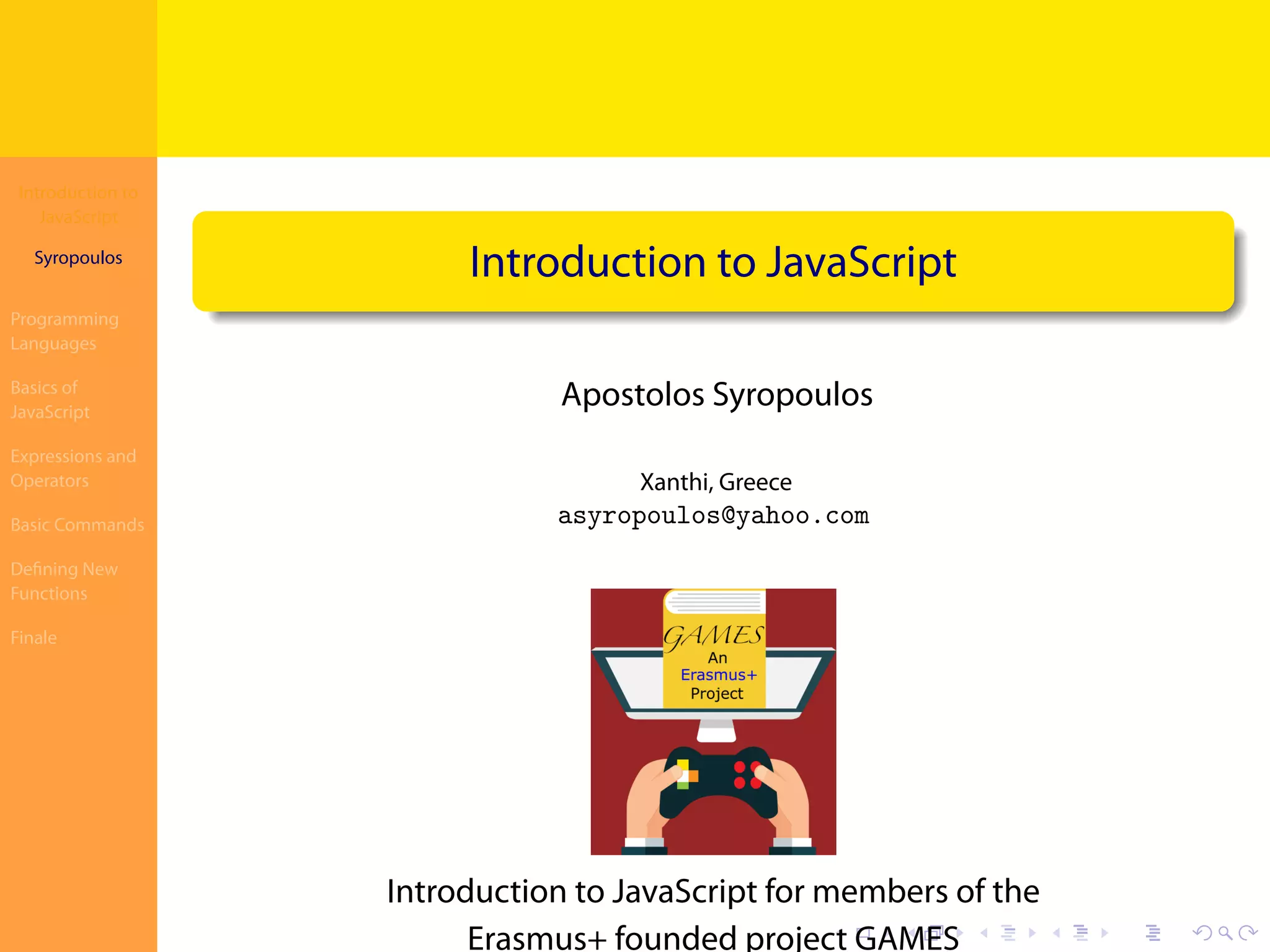 Introduction to JavaScript | PPT
