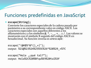 Presentación JavaScript | PPTX