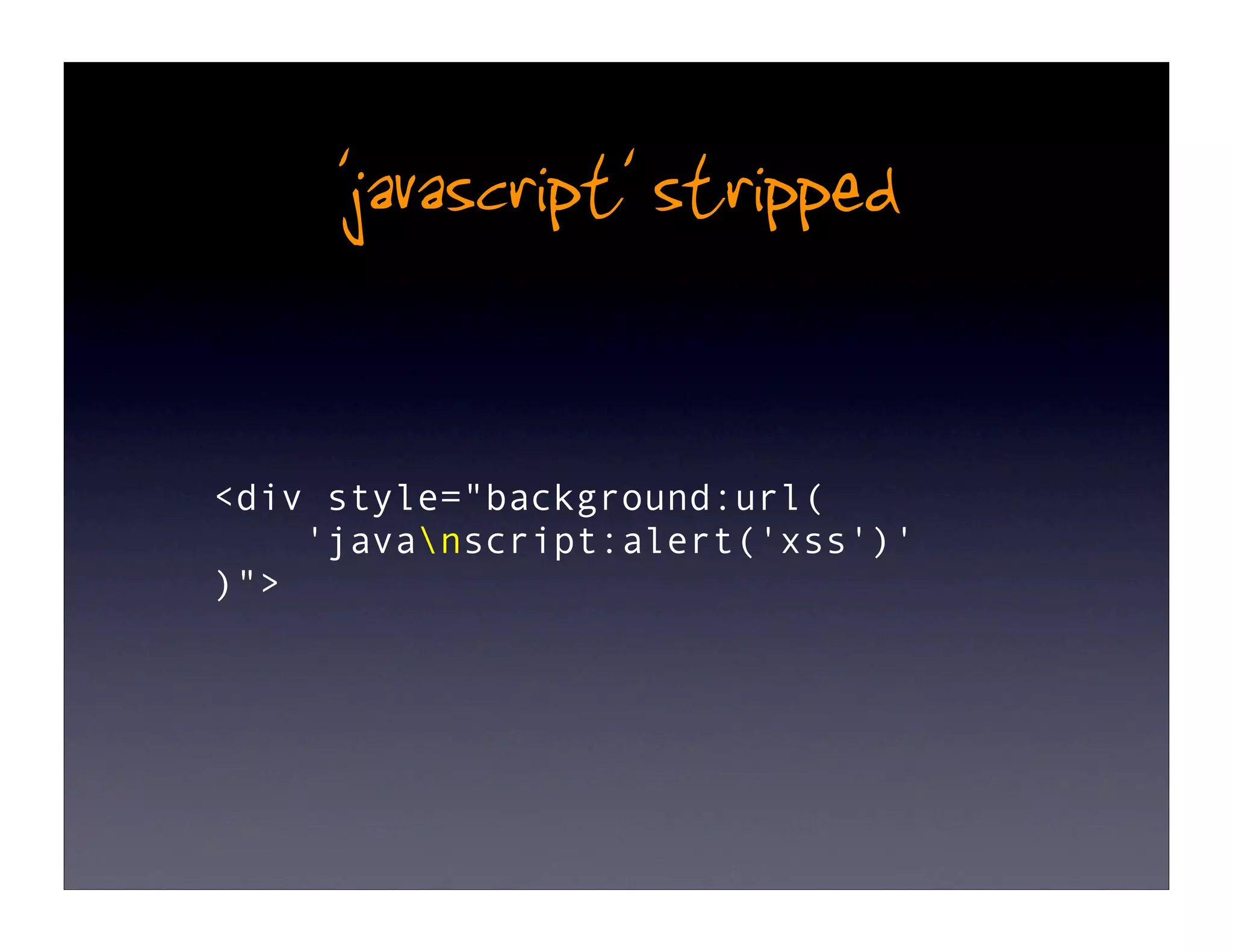 JavaScript Security