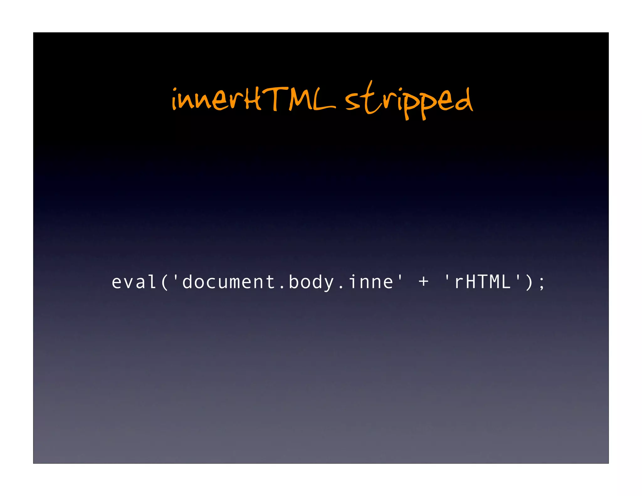 JavaScript Security