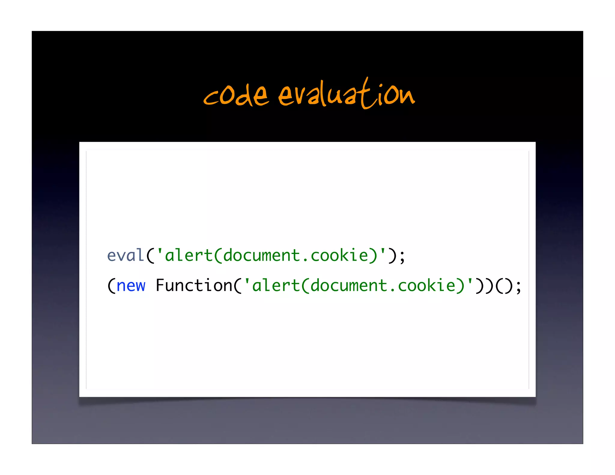 JavaScript Security