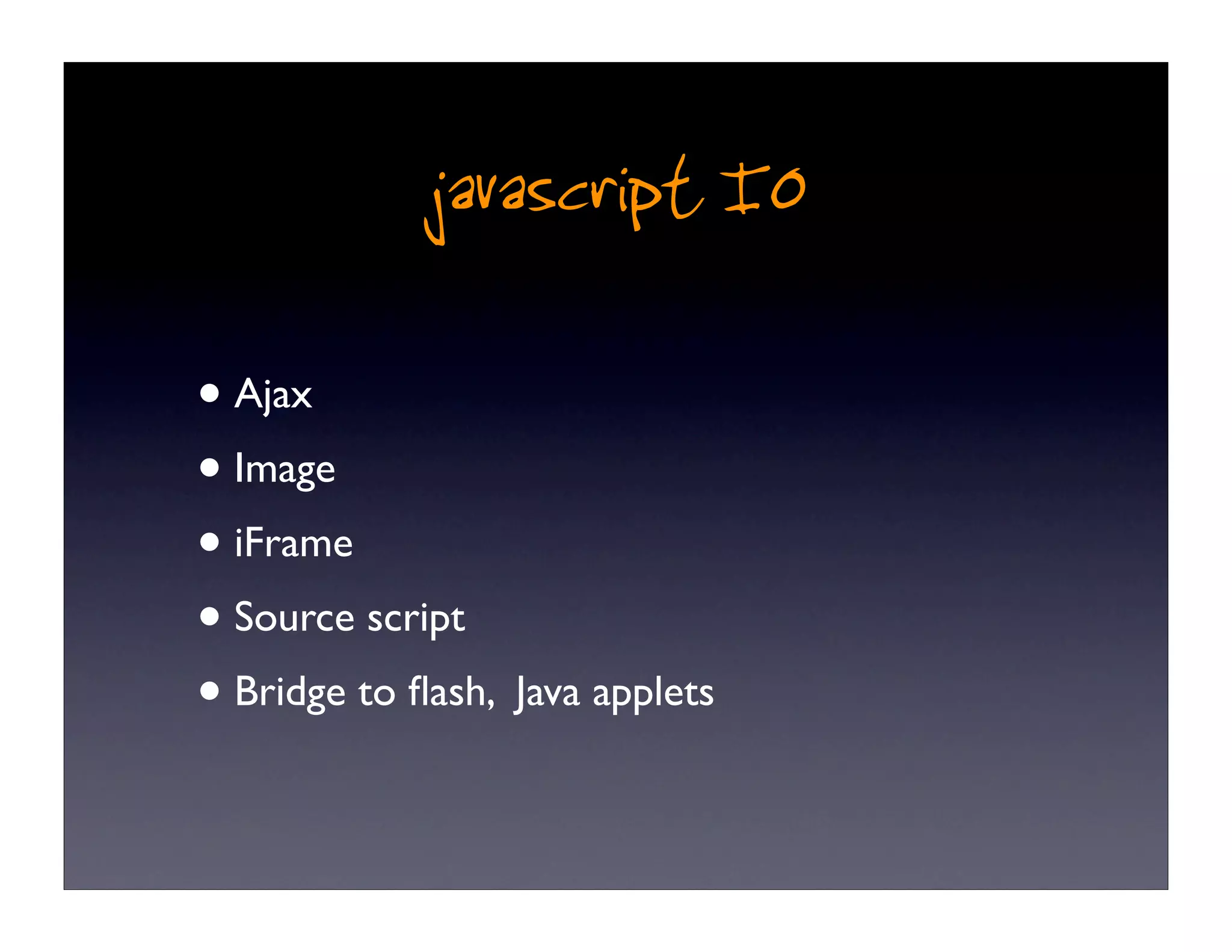 JavaScript Security