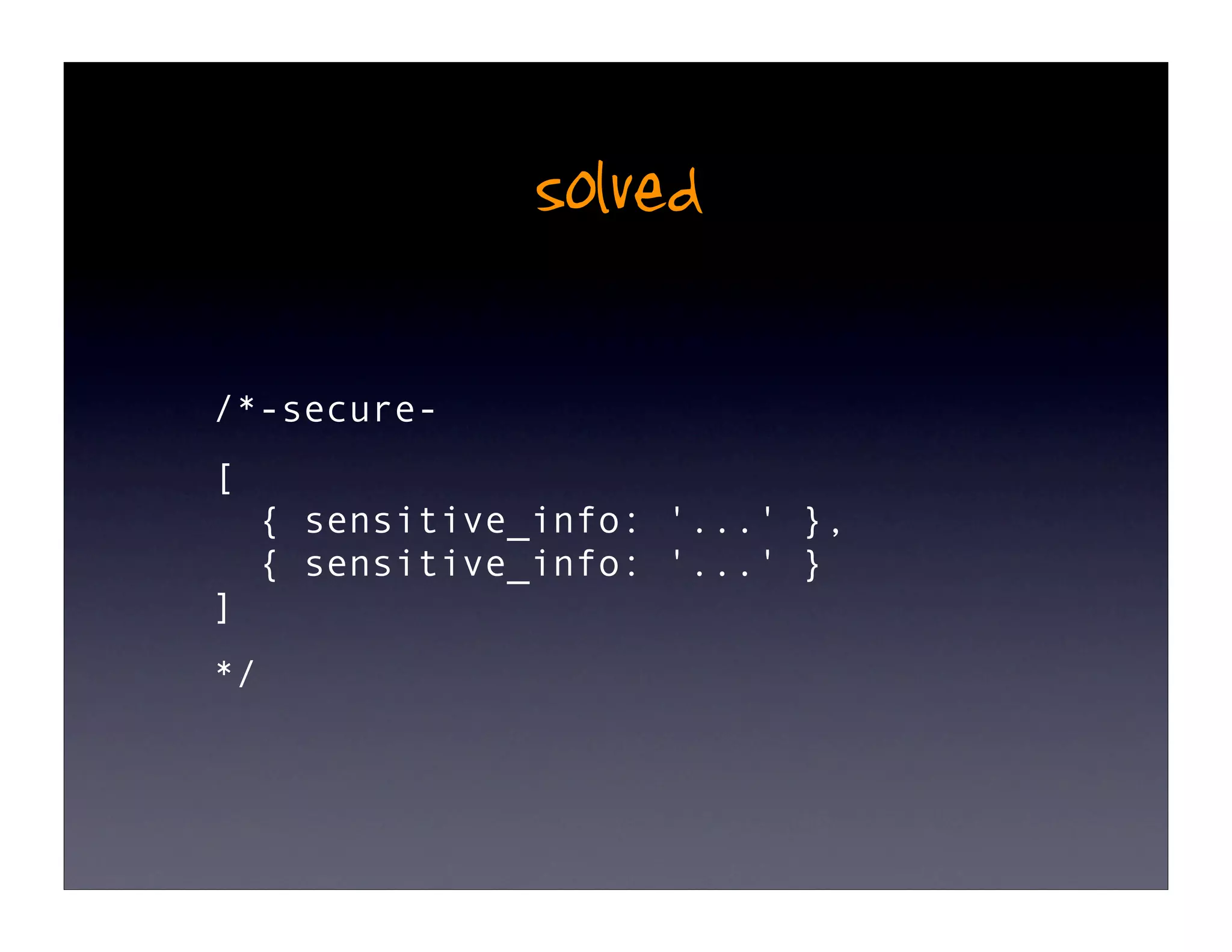 JavaScript Security