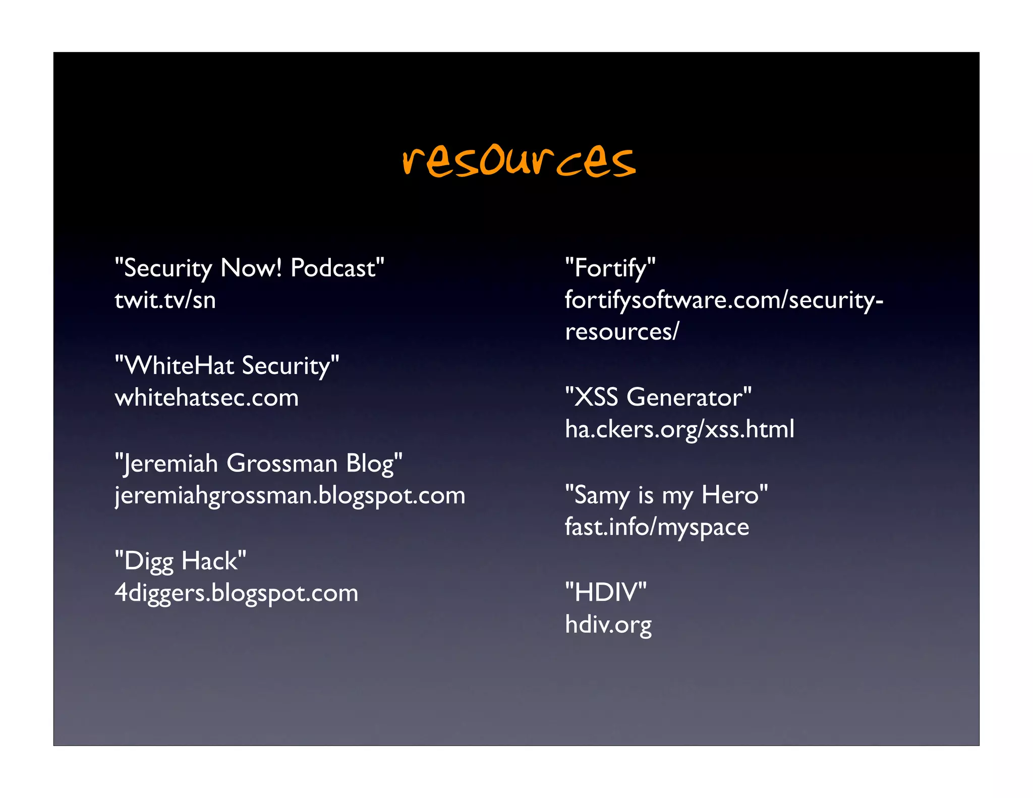 JavaScript Security