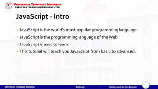 JavaScript Can Change HTML Content
One of many JavaScript HTML methods is getElementById().
This example uses the method t...