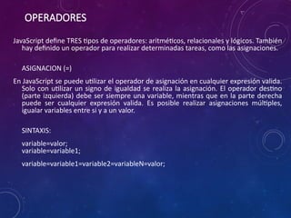 Introduccion a javascript - diseño de paginas web | PPTX