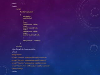 Introduccion a javascript - diseño de paginas web | PPTX