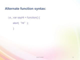 Javascript Arrays | PPTX