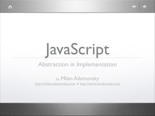 JavaScript Abstraction | PPT