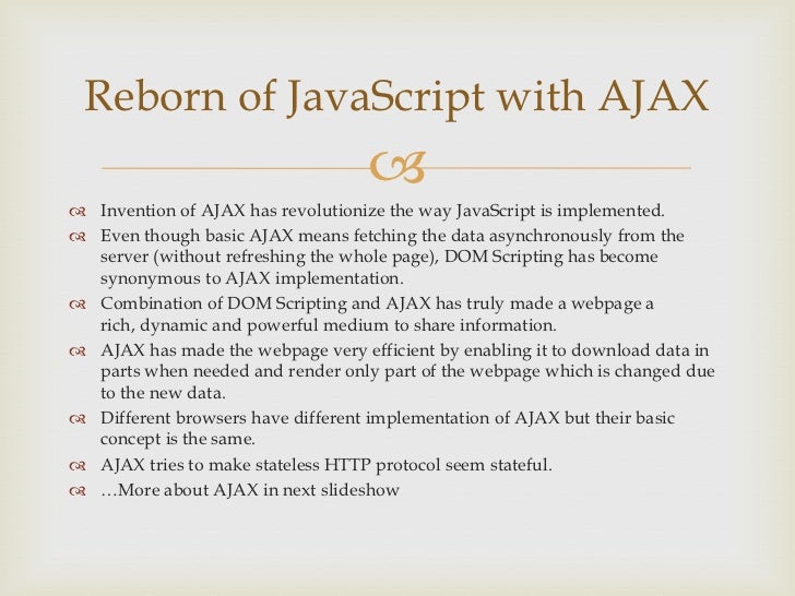 Java Script - A New Look