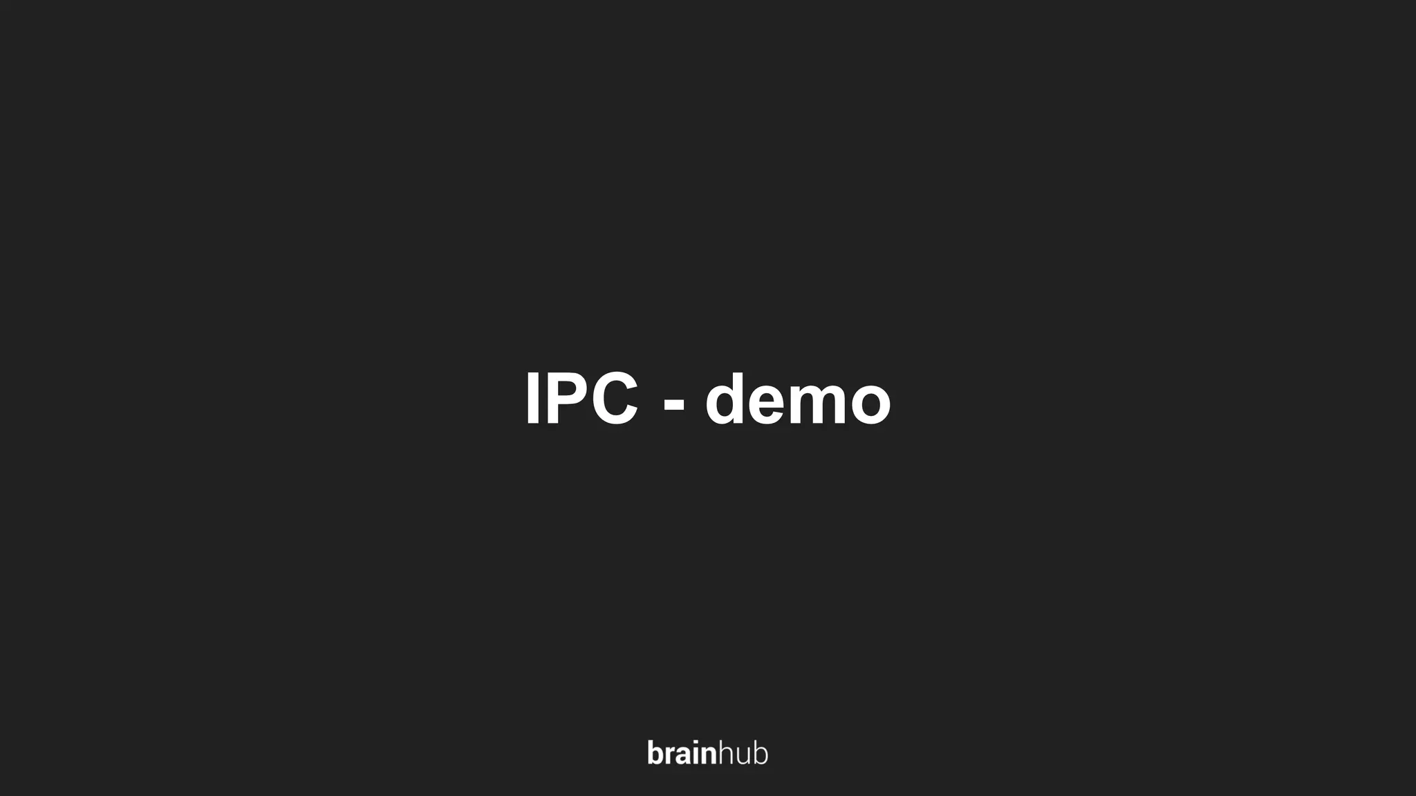 IPC - demo 