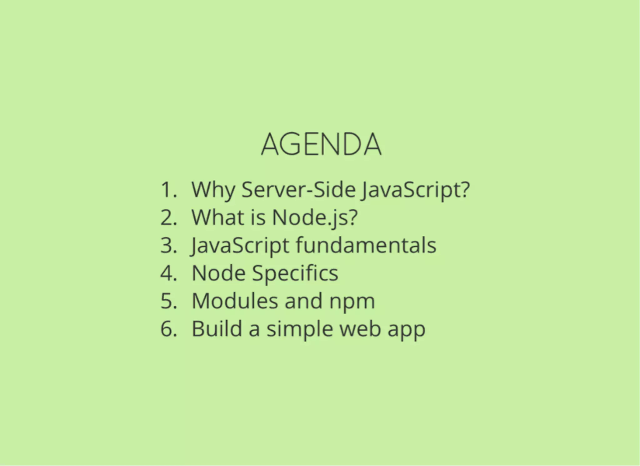 JavaScript and Node.js Fundamentals