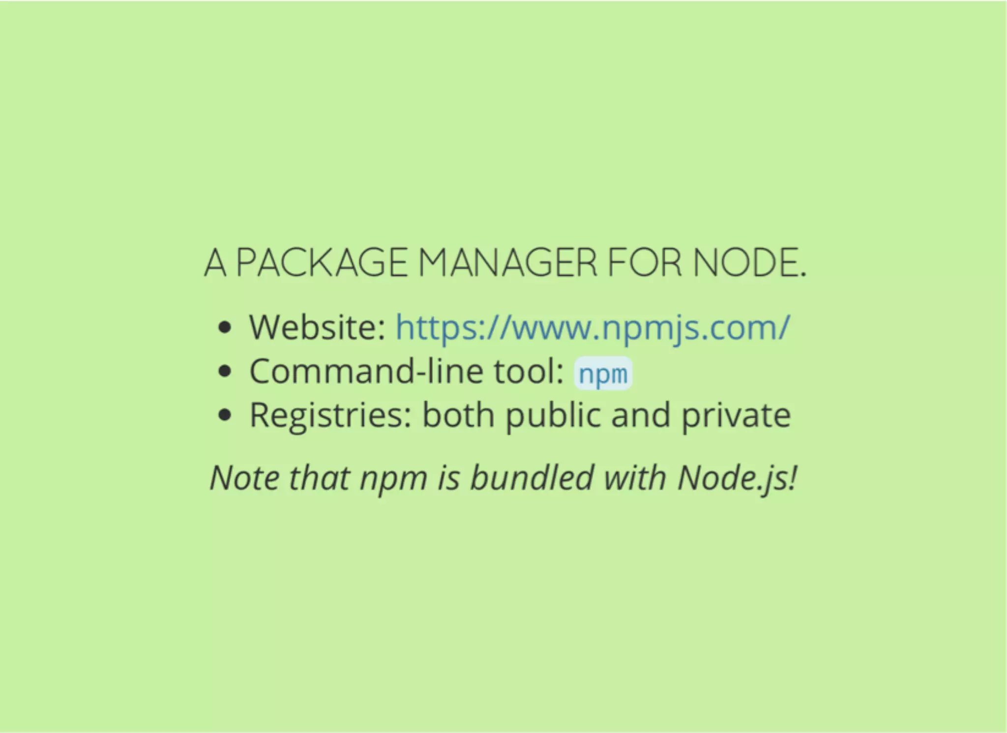 JavaScript and Node.js Fundamentals