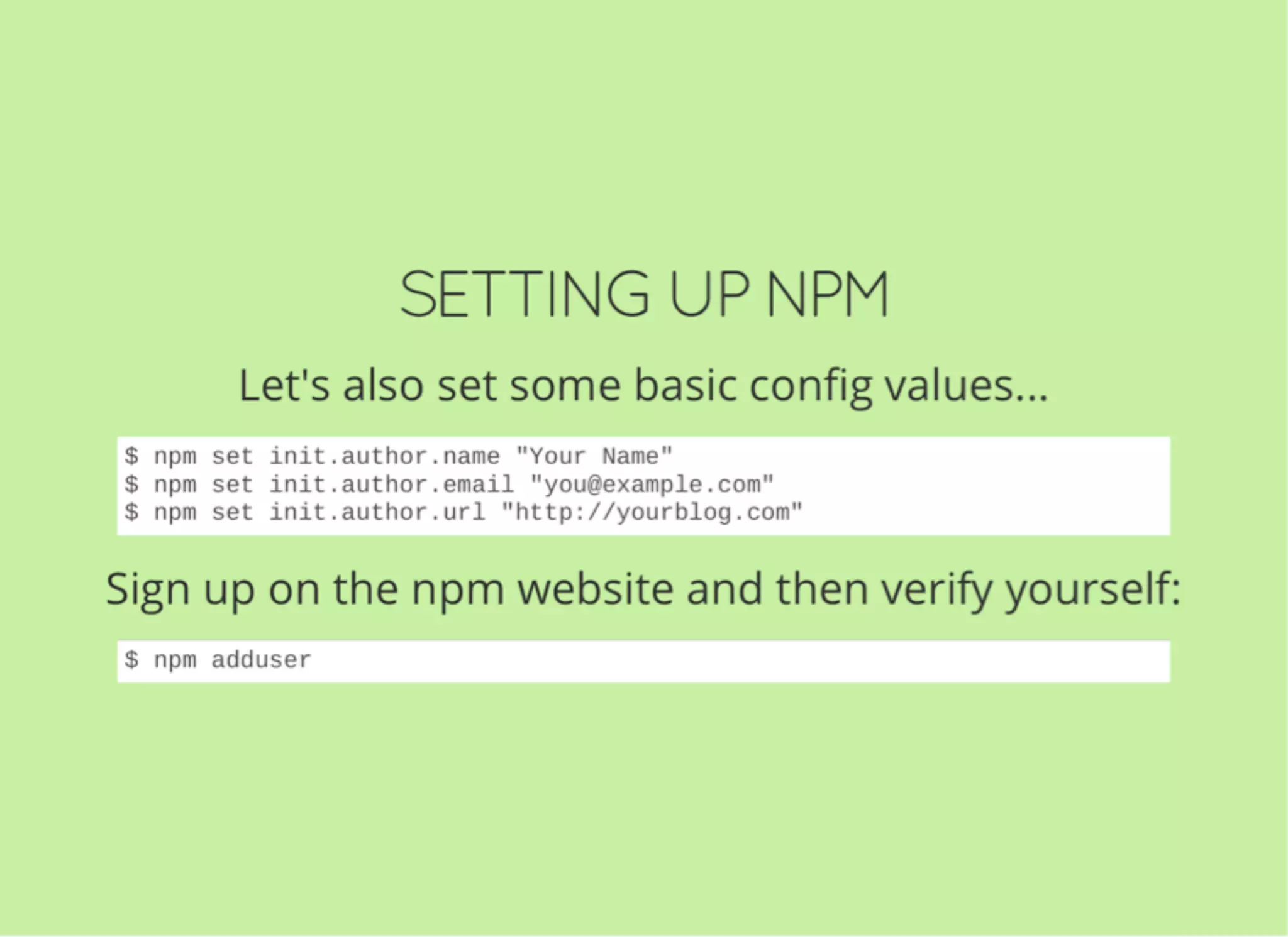 JavaScript and Node.js Fundamentals