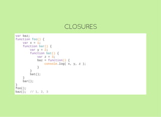 JavaScript and Node.js Fundamentals