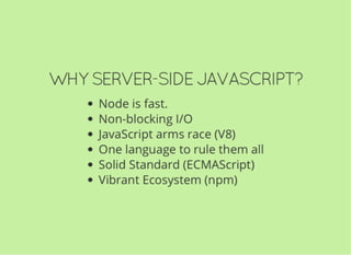 JavaScript and Node.js Fundamentals