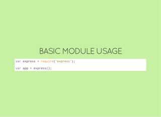JavaScript and Node.js Fundamentals