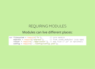 JavaScript and Node.js Fundamentals