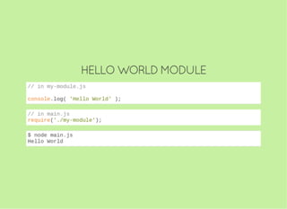 JavaScript and Node.js Fundamentals