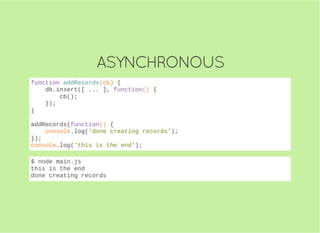 JavaScript and Node.js Fundamentals