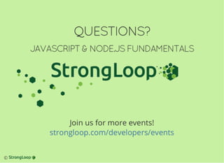JavaScript and Node.js Fundamentals