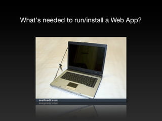 What's needed to run/install a Web App?
 