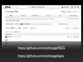 https://github.com/andreasgal/B2G

https://github.com/andreasgal/gaia
 