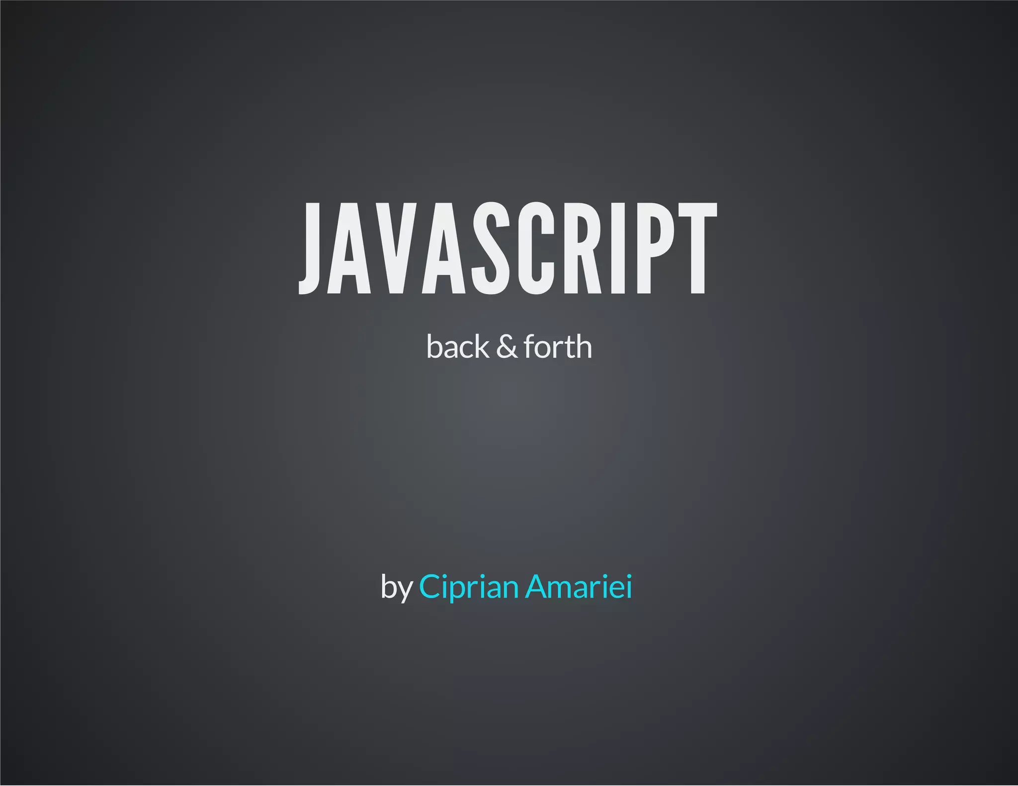 Javascript Everywhere | PDF