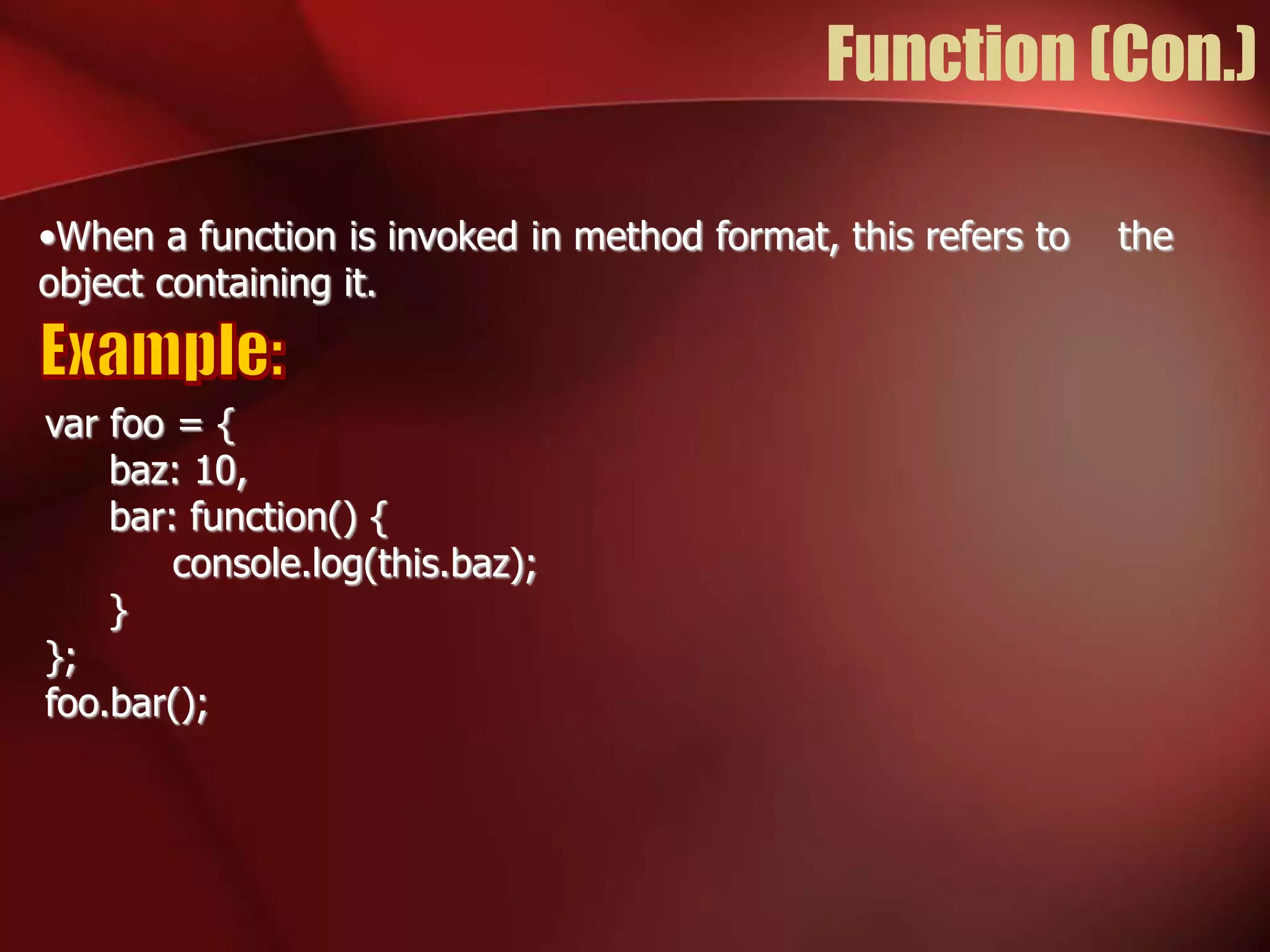 Basic Javascript | PPT