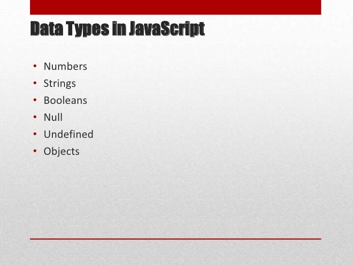 Java script basics