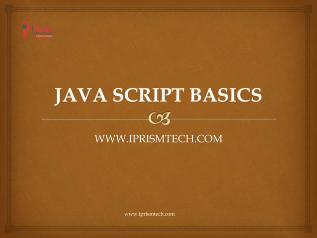 Java script basics | PPT