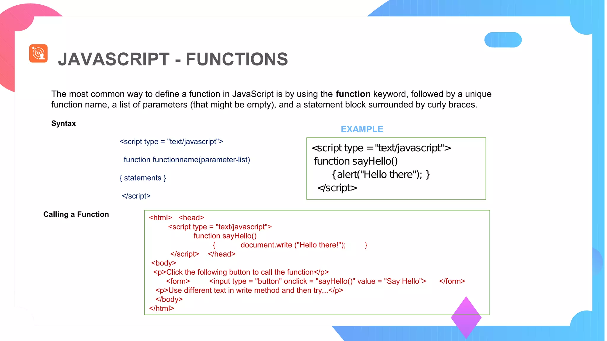 Javascript basics | PDF