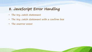 Javascript basics for automation testing | PPT