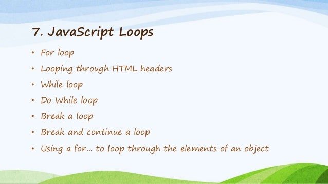 Javascript basics for automation testing